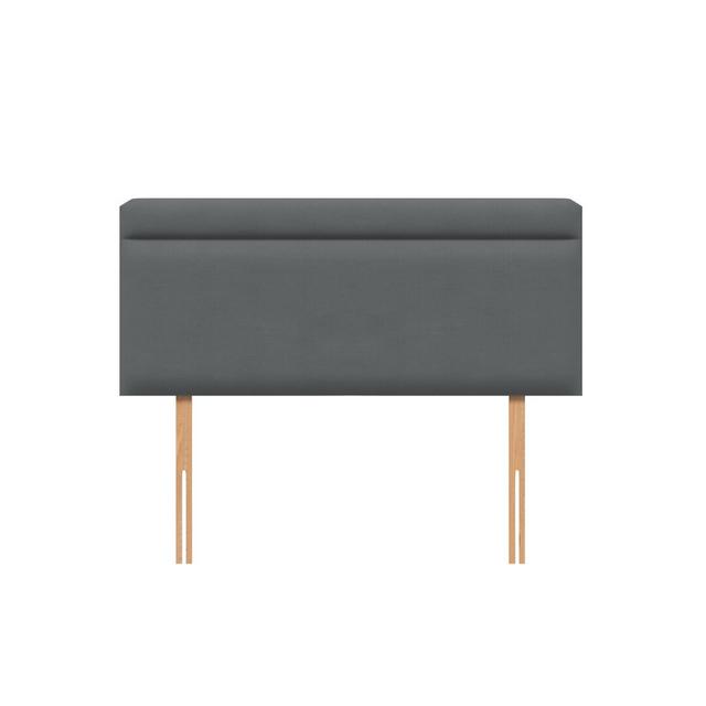 Anica Upholstered Headboard 17 Stories Size: Double (4'6), Colour: Steel on Productcaster.