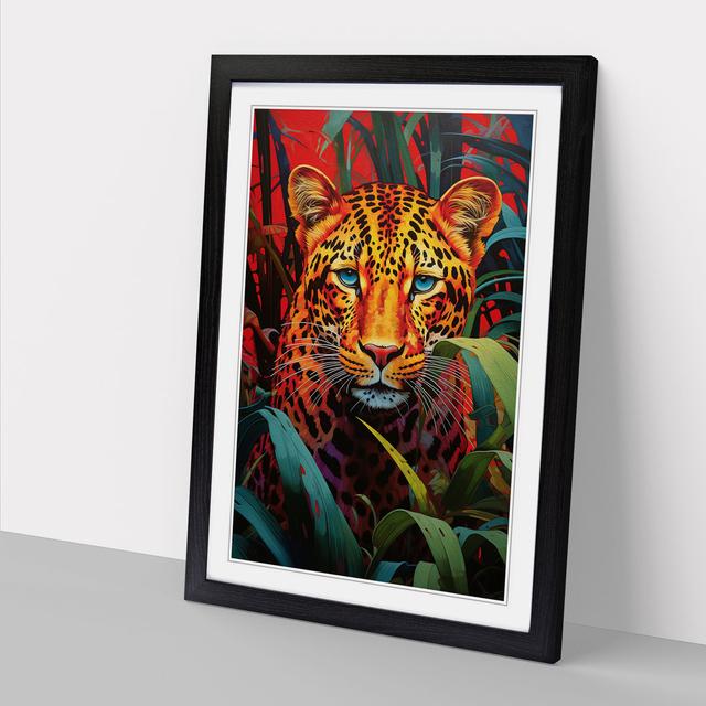 XYZ-FRM-V1223-4163 Single Picture Frame Art Prints on Wood Latitude Vive Format: Black Framed, Size: 46cm H x 34cm W x 2cm D on Productcaster.