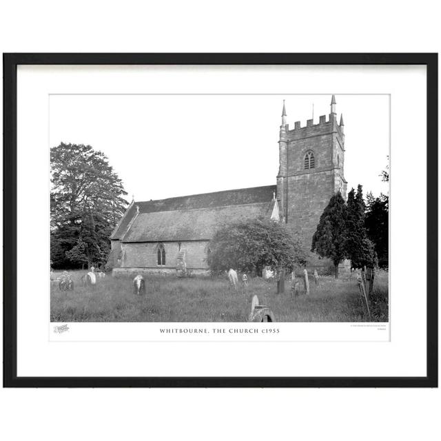 'Whitbourne, the Church C1955' by Francis Frith - Picture Frame Photograph Print on Paper The Francis Frith Collection Size: 45cm H x 60cm W x 2.3cm D on Productcaster.