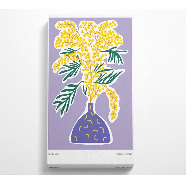 Nerbone Lavender On Flowers - Wrapped Canvas Art Prints Ophelia & Co. Size: 81.3cm H x 40.6cm W x 1cm D on Productcaster.