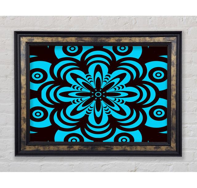 Hypnotic Flower Framed Print Bright Star Size: 29.7cm H x 42cm W on Productcaster.