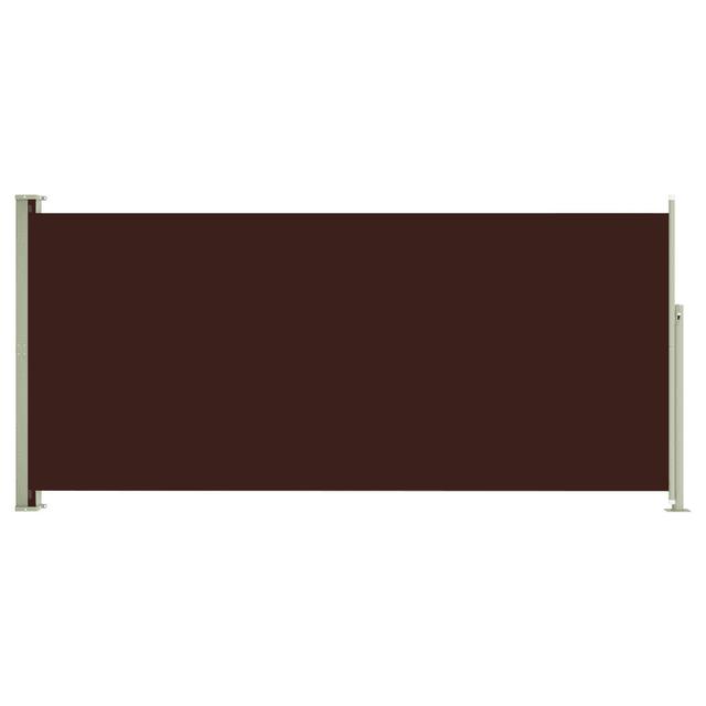 Allida Patio 3m W Retractable Side Awning Dakota Fields Colour: Brown on Productcaster.