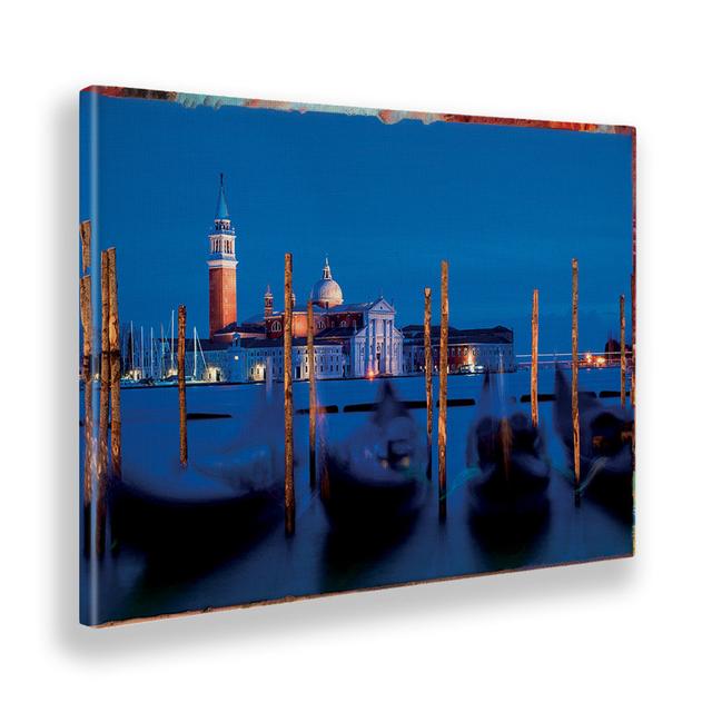 Leinwandbild Venice by Night von Giallobus Ebern Designs Größe: 95 cm H x 135 cm B on Productcaster.