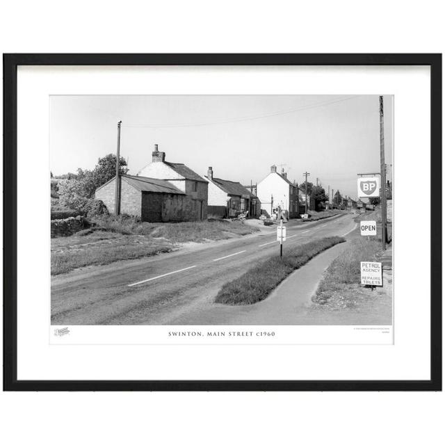 'Swinton, Main Street C1960' by Francis Frith - Picture Frame Photograph Print on Paper The Francis Frith Collection Size: 28cm H x 36cm W x 2.3cm D on Productcaster.