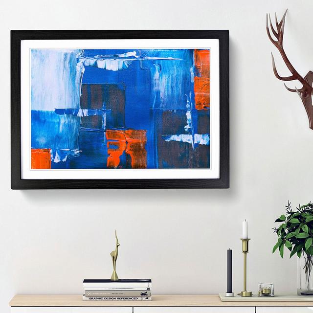 Abstract Art Painting Vol.315 by S.Johnson - Picture Frame Painting Print East Urban Home Size: 48cm H x 65cm W x 2cm D, Frame Option: Black Framed on Productcaster.