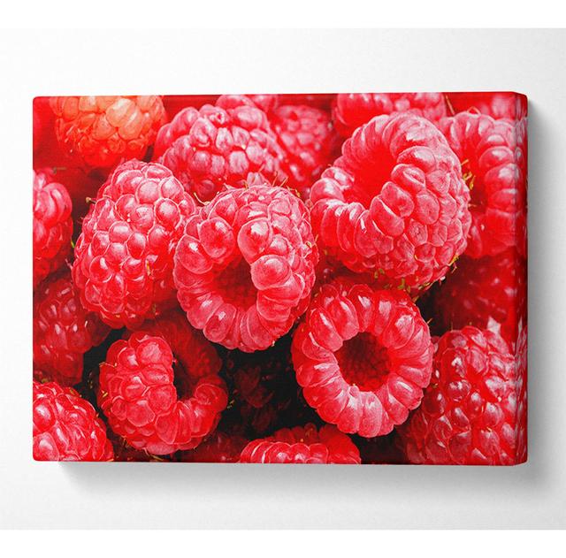 Raspberry Delight - Wrapped Canvas Art Prints ClassicLiving Size: 50.8cm H x 81.3cm W x 10cm D on Productcaster.