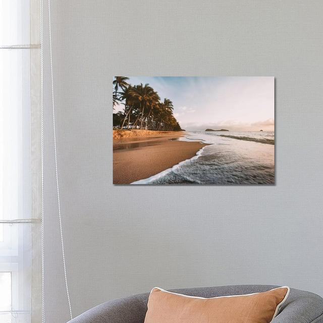 Palm Cove Golden Beach Sunrise Highland Dunes Size: 45.72cm H x 66.04cm W on Productcaster.