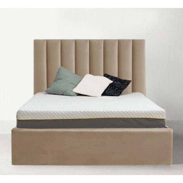 Alfie-John Upholstered Other Bed Canora Grey Colour: Turmeric, Size: Kingsize (5') on Productcaster.