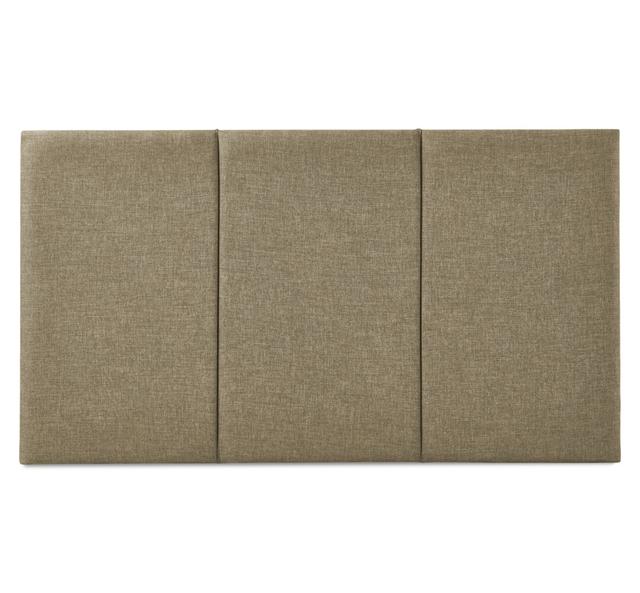 Francyne Upholstered Headboard 17 Stories Size: Small Double (4'), Colour: Cream on Productcaster.