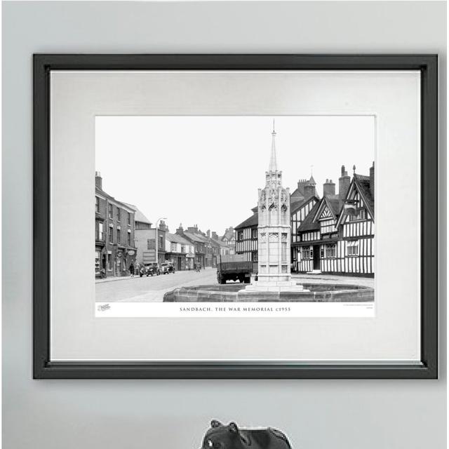 Sandbach, The War Memorial C1955 - Single Picture Frame Print The Francis Frith Collection Size: 28cm H x 36cm W x 2.3cm D on Productcaster.