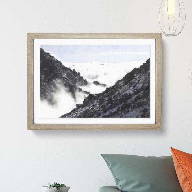 Misty Tatra Mountains in Slovakia - Picture Frame Graphic Art Print East Urban Home Frame Option: Oak Framed, Size: 33cm H x 45cm W x 2cm D on Productcaster.