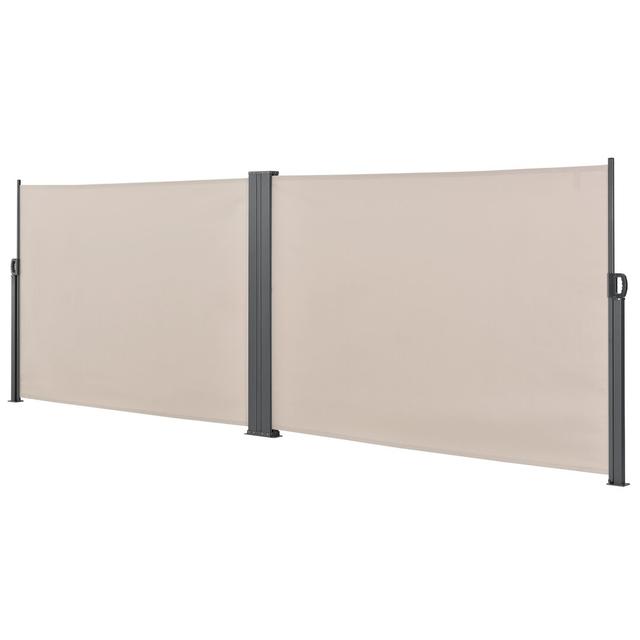 Dakota Fields 6cm W Retractable Side Awning Dakota Fields Colour: Beige on Productcaster.