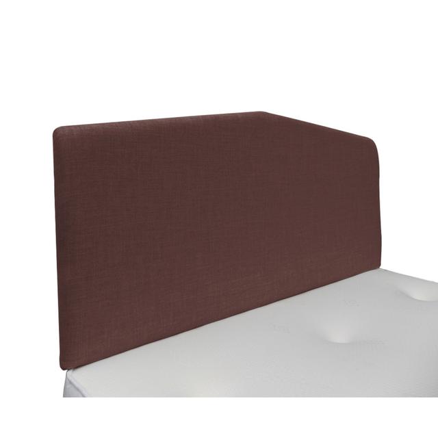 Burchett Upholstered Headboard 17 Stories Size: Single (3'), Upholstery: Naples Velvet, Colour: Mauve on Productcaster.