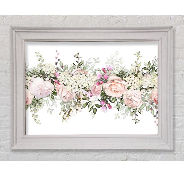 Wedding Flowers Of Beauty Framed Print Rosalind Wheeler Size: 21cm H x 42cm W on Productcaster.