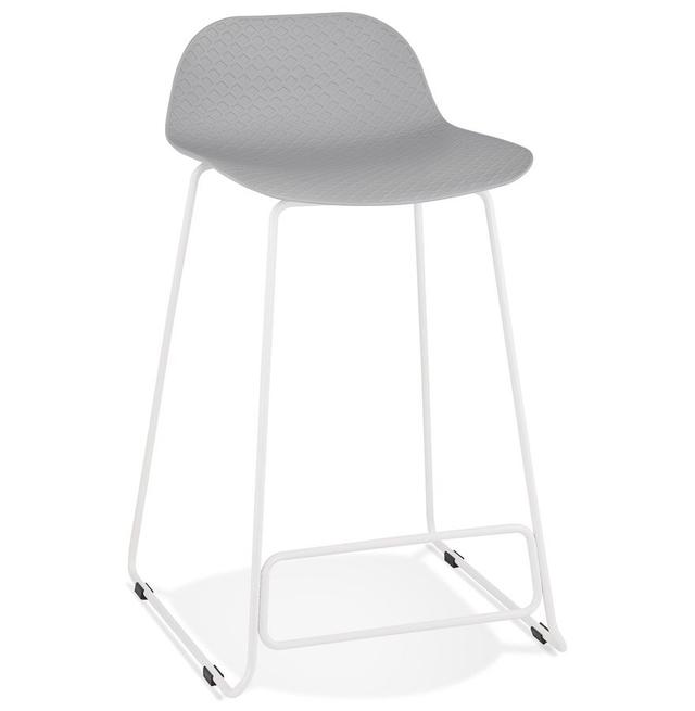 66 cm Barstuhl Maez Brayden Studio Sitzfarbe: Grau on Productcaster.