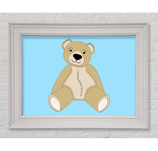 Single Picture Frame Art Prints Bright Star Colour: Baby Blue, Size: 29.7cm H x 42cm W x 8cm D on Productcaster.