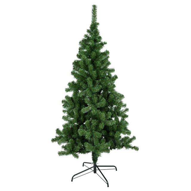 Künstlicher Weihnachtsbaum Grün mit Ständer Die Saisontruhe Größe: 180,1 cm H on Productcaster.