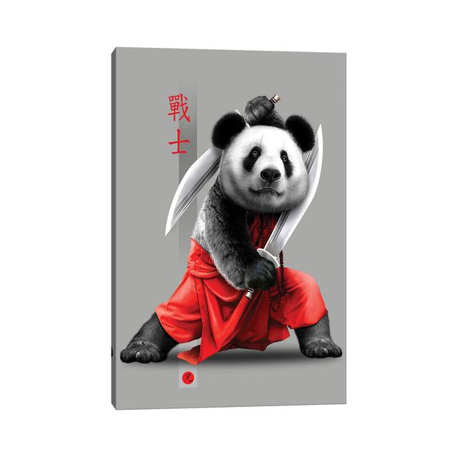 Panda Swords by Adam Lawless - Wrapped Canvas Art Prints Maturi Size: 45.72cm H x 30.48cm W x 1.905cm D on Productcaster.