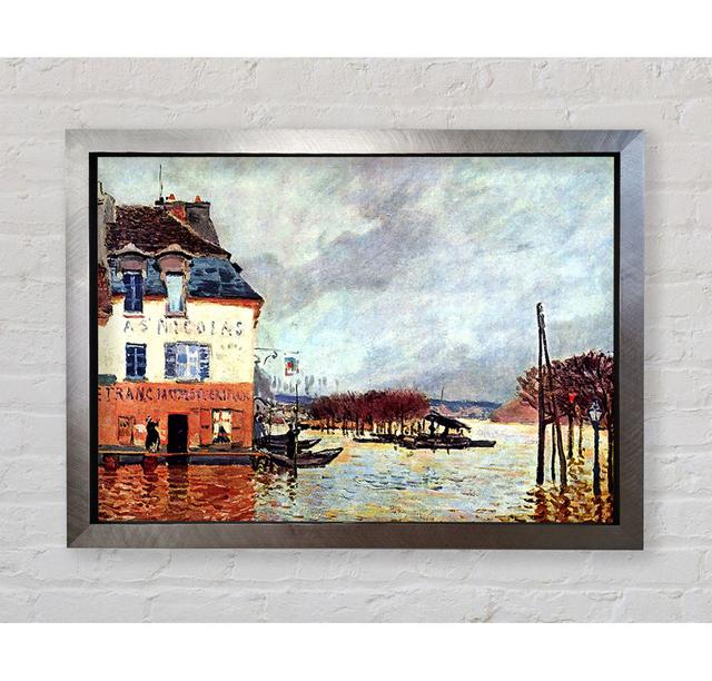 Sisley Flood At Port Marly 2 - Single Picture Frame Art Prints Bright Star Size: 84.1cm H x 118.9cm W on Productcaster.