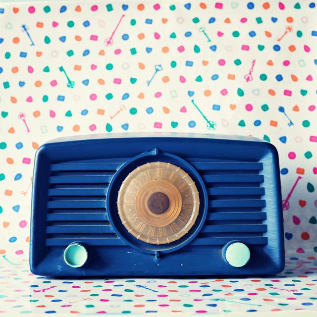 Antique Radio by Andreka - Wrapped Canvas Photograph Latitude Run Size: 91cm H x 91cm W on Productcaster.