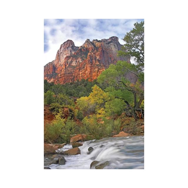 Court Of The Patriarchs, Zion National Park, Utah by Tim Fitzharris - Wrapped Canvas Print Alpen Home Size: 30.48cm H x 20.32cm W x 1.91cm D on Productcaster.