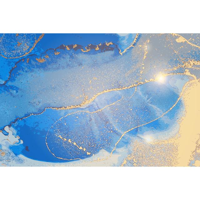 Marble Texture - Wrapped Canvas Art Prints Fairmont Park Size: 60cm H x 90cm W x 1.8cm D on Productcaster.