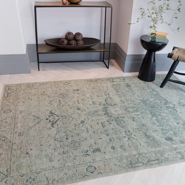 Rutherford Green Rug Three Posts Rug Size: Rectangle 200 x 290cm on Productcaster.