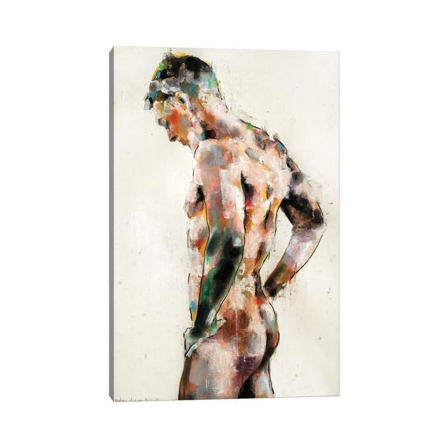 Male Figure 8-1-19 by Thomas Donaldson - Wrapped Canvas Painting Rosalind Wheeler Size: 101.6cm H x 66.04cm W x 3.81cm D on Productcaster.