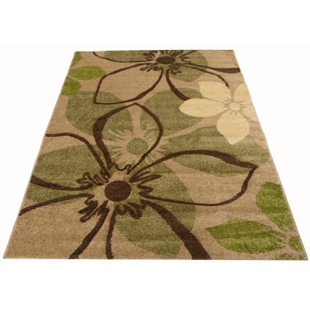 Renuka 170 X 120Cm Brown/Green Area Rug ClassicLiving on Productcaster.