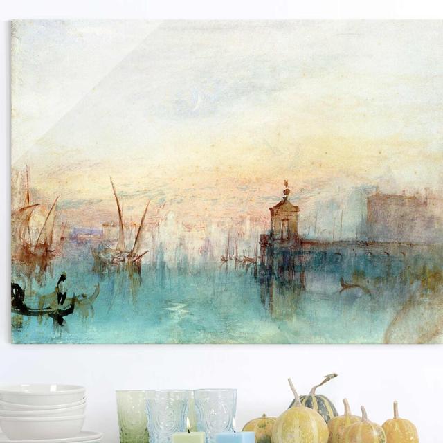 Glasbild Venice with the First Crescent Moon von J.M.W. Turner East Urban Home Größe: 75 cm H x 100 cm B on Productcaster.