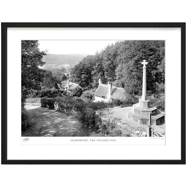 'Selworthy, the Village 1923' - Picture Frame Photograph Print on Paper The Francis Frith Collection Size: 45cm H x 60cm W x 2.3cm D on Productcaster.