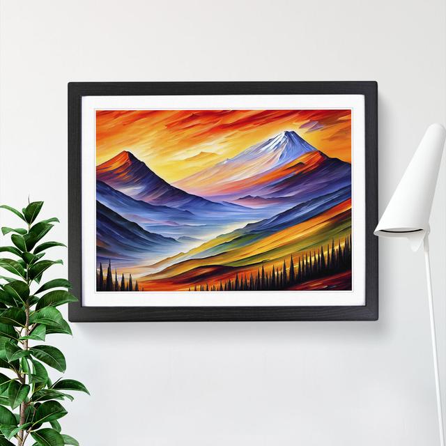 Beautiful Mountains Vol.4 - Single Picture Frame Print Alpen Home Frame Colour: Black Framed, Size: 46cm H x 64cm W x 2cm D on Productcaster.