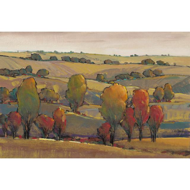 Rolling Hills II - Wrapped Canvas Art Prints Rosalind Wheeler Size: 81cm H x 122cm W x 3.8cm D on Productcaster.