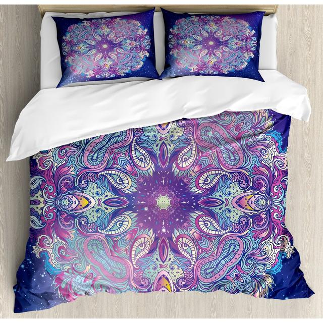 Millett Geometric Shapes [EU ONLY] Duvet Cover Set with Pillowcases World Menagerie Size: Kingsize - 2 Standard Pillowcases on Productcaster.