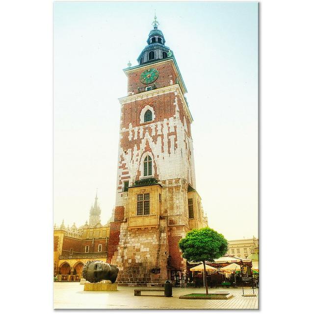 'Cracow: Town Hall' - Wrapped Canvas Graphic Art Print Ebern Designs Size: 120cm H x 80cm W on Productcaster.