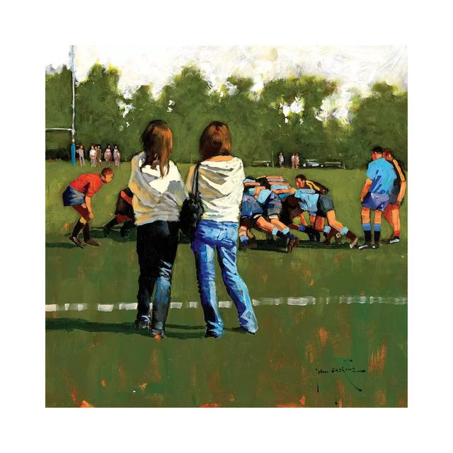 The Supporter's Club by John Haskins - Wrapped Canvas Painting Ophelia & Co. Size: 45.72cm H x 45.72cm W x 3.81cm D on Productcaster.