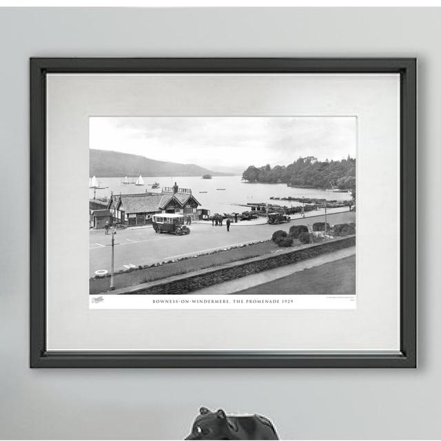 'Bowness-on-Windermere, the Promenade 1929' by Francis Frith - Picture Frame Photograph Print on Paper The Francis Frith Collection Size: 45cm H x 60c on Productcaster.