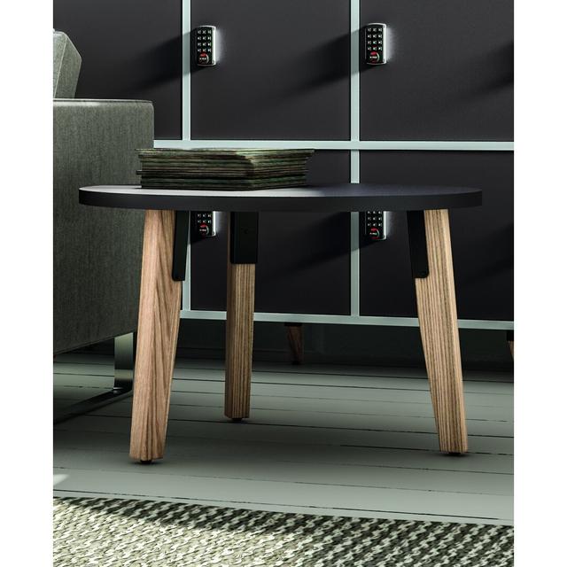 Monroy Coffee Table Latitude Run Tabletop Colour: Black, Size: 60cm H x 50cm L x 50cm W on Productcaster.