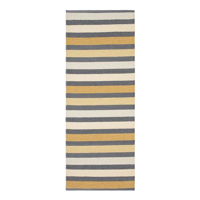 Ridgewood Braided Yellow Indoor/Outdoor Rug August Grove Rug Size: Runner 60 x 300cm on Productcaster.