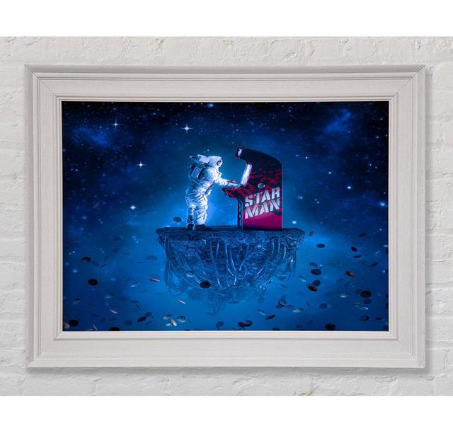 Rocketman Playing Games Framed Print Happy Larry Size: 59.7cm H x 84.1cm W x 8cm D on Productcaster.