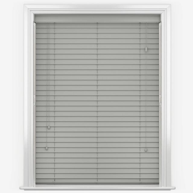 Fauxwood Venetian String Blind Symple Stuff Finish: Grey, Size: 213 cm L x 45 cm W on Productcaster.