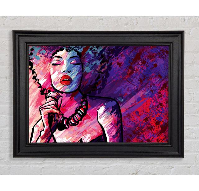 Feeling The Music - Single Picture Frame Art Prints Rosalind Wheeler Size: 29.7cm H x 42cm W x 8cm D on Productcaster.