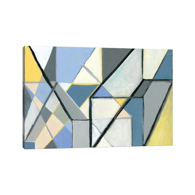 Cuboid by Nikki Galapon - Wrapped Canvas Painting Wayfair Samples Size: 30.48cm H x 45.72cm W x 1.9cm D on Productcaster.