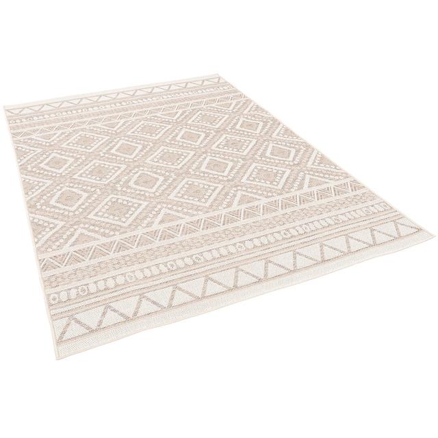 Smiley Machine Woven Beige Indoor/Outdoor Rug Gracie Oaks Rug Size: Rectangle 120 x 170cm on Productcaster.