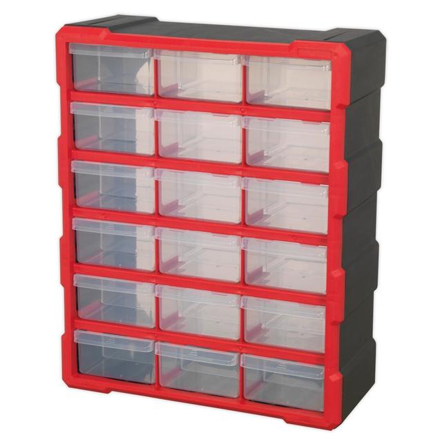 Quiana 47.5cm Shelving Unit Symple Stuff Finish: Red/Black on Productcaster.