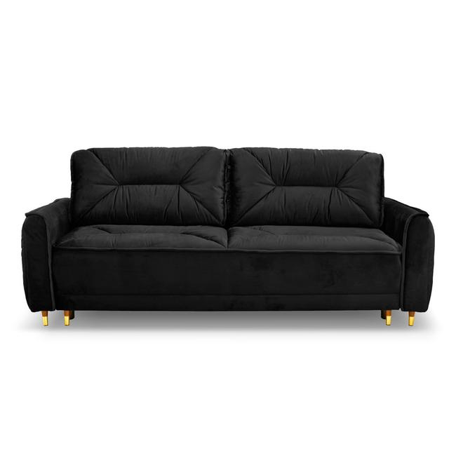 3-Sitzer Sofa Alixandra Fairmont Park Polsterfarbe: Schwarz on Productcaster.