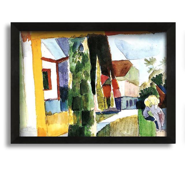 Our Garden on the Lake 5 by August Macke - Picture Frame Photograph on Canvas Ophelia & Co. on Productcaster.