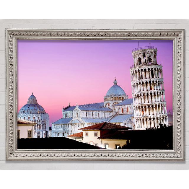 Leaning Tower Of Pisa - Single Picture Frame Art Prints Bright Star Size: 42cm H x 59.7cm W x 3cm D on Productcaster.