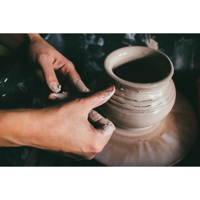 Woman Working - Wrapped Canvas Print 17 Stories Size: 30cm H x 46cm W x 3.8cm D on Productcaster.