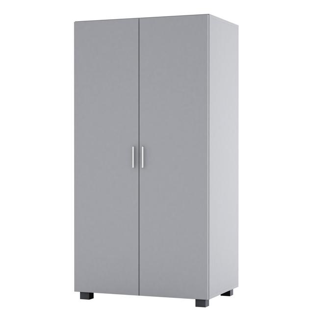 Gianpietro 2 Door Wardrobe Ebern Designs Finish: Grey on Productcaster.